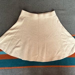 Club Monaco stretch knit wool a-line skirt